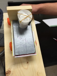 Straw bumpers that went all the way around the car to protect against a range of collisions